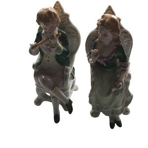 L&M Inc. Porcelain Figurines.